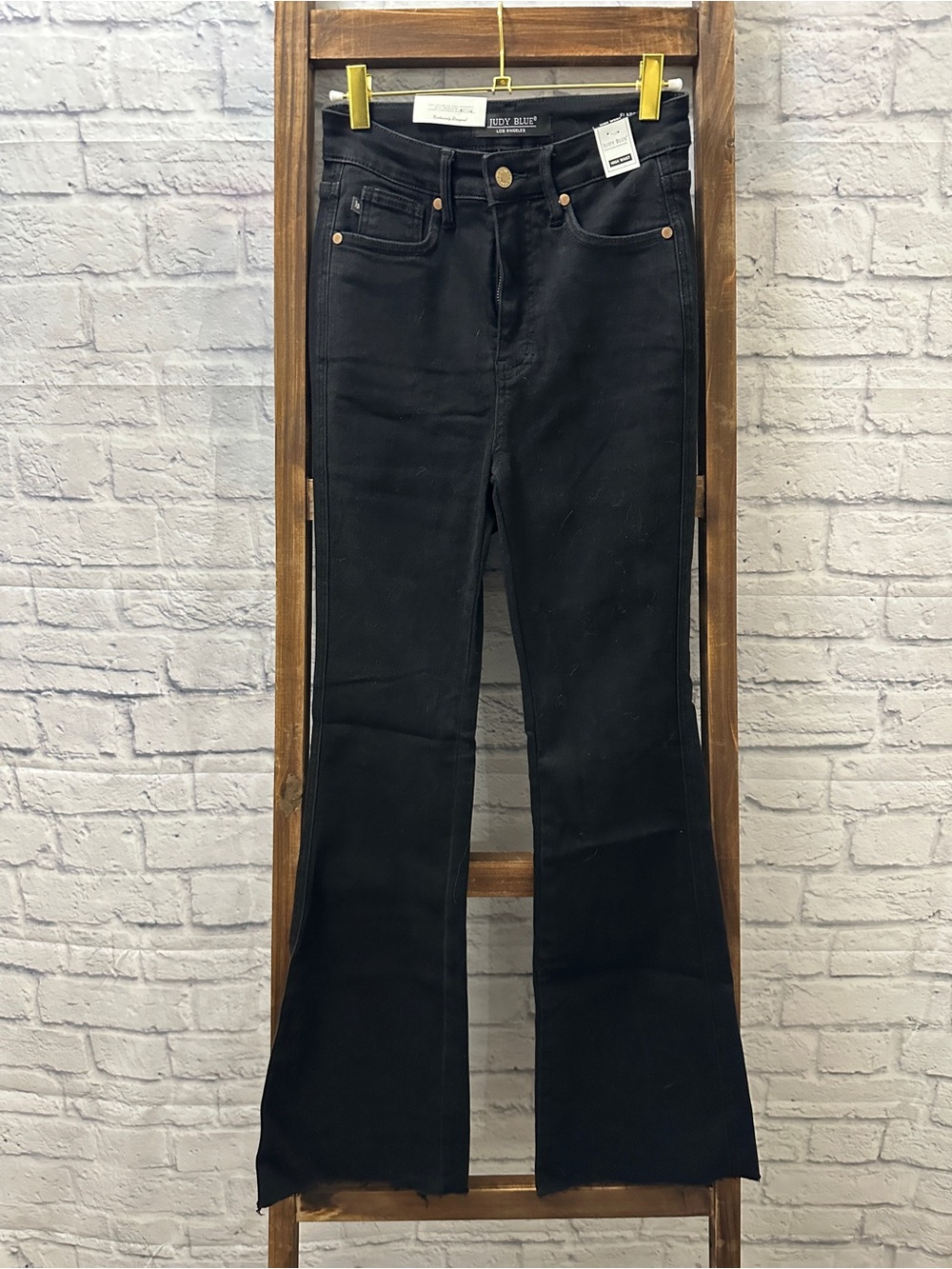 Judy Blue Black High-Rise Flare Jeans
